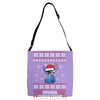 ohana christmas stitch Adjustable Strap Totes