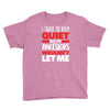 tried to keep quiet but my ancestors Youth Tee