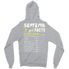 September Girl Facts Virgo Zipper Hoodie