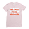 I Love Someone with Skin Cancer to The Moon and Back to Infinity Ladies Fitted T-Shirt