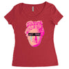 not sad Women's Triblend Scoop T-shirt