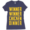winner winner chicken dinner 2 Ladies Fitted T-Shirt
