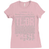 political illiteracy Ladies Fitted T-Shirt