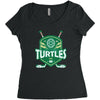 urtles hockey Women's Triblend Scoop T-shirt