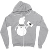 snowman   jake paul Zipper Hoodie