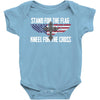 stand for the flag kneel for the cross Baby Bodysuit