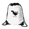 rat skunk Drawstring Bags