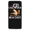 arm in cast Samsung Galaxy S7