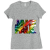 jake paul text paradise Ladies Fitted T-Shirt