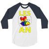 gay pride parade lgbt lesbian gay bi trans queer pan light 3/4 Sleeve Shirt
