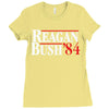 reagan bush '84 Ladies Fitted T-Shirt