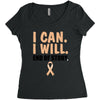 I Can I Will End Of The Story Women's Triblend Scoop T-shirt