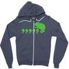 comma chameleon Zipper Hoodie