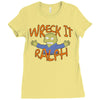 ralph wrecking it Ladies Fitted T-Shirt