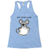 my puns are Racerback Tank