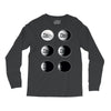 the phases of the moon of laika dog Long Sleeve Shirts