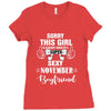 sorry this girl is already taken by a super sexy november boyfriend Ladies Fitted T-Shirt