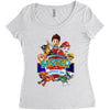 paw patrol birthday boy sister Women's Triblend Scoop T-shirt