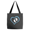 Baby Boy with Heart Any Name Customized Tote Bags