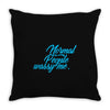 normal people wassy me Throw Pillow