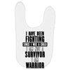 i am warrior Baby Bibs