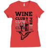 Wine Club Ladies Fitted T-Shirt