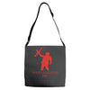 red dawn retro movie Adjustable Strap Totes