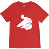 mouse hands ym V-Neck Tee