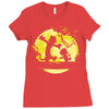 Calvin and Hobbes Ladies Fitted T-Shirt