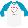 geek love shirt 3/4 Sleeve Shirt