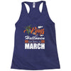 Halloween Kings Are Born In March Racerback Tank