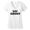 Little Groot Women's V-Neck T-Shirt