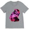 celestial cat V-Neck Tee