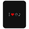 i love house music Mousepad