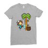 part time job   coconut farm Ladies Fitted T-Shirt