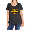 HAPPY FATHER DAY Ladies Curvy T-Shirt