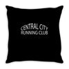 Central City Running Club Throw Pillow