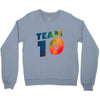 team 10 colorful Crewneck Sweatshirt