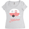 bitches with hitches Women's Triblend Scoop T-shirt