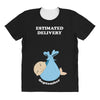 Estimated Delivery September Baby Boy All Over Women's T-shirt
