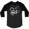 dw drum 3/4 Sleeve Shirt