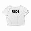 riot t shirt funny t shirt cool tshirt tv t shirt drinking shirt (also Crop Top