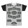 rude remote control, ideal funny birthday gift or present All Over Men's T-shirt