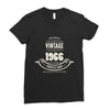 premium vintage 1966 classic perfectly aged limited edition Ladies Fitted T-Shirt
