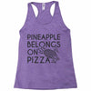 pineapple pizza Racerback Tank