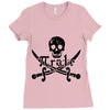 pi rate pirate Ladies Fitted T-Shirt