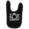 i love photography best trending Baby Bibs
