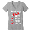 Yes To Sex! Women's V-Neck T-Shirt