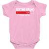 getting drunk Baby Onesie