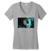 elon musk smoke Women's V-Neck T-Shirt